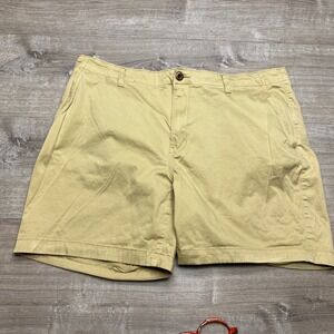 Best Made Co‎ Mens 38 Supima Cotton Chino Shorts Khaki Tan Stretch 13686